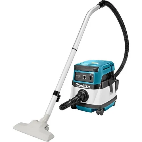 Makita DVC860LZ Akku-Staubsauger - Kabelloser Nass- und Trockensauger mit 60 Minuten Laufzeit, ideal für flexible Reinigung ohne Einschränkungen.