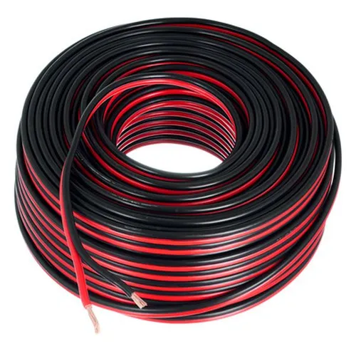 sonero Lautsprecherkabel 2x4,0mm2, CCA 50,0m, rot/schwarz - Lautsprecher Zubehör, langlebiges CCA-Kabel für optimale Klangqualität und einfache Installation.