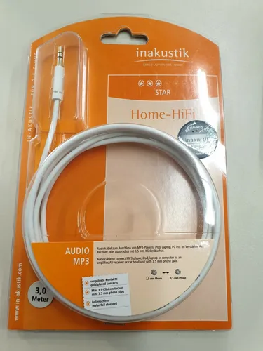 inakustik! Audiokabel 3,0m 3,5 Klinke/3,5 Klinke Klinkenkabel##