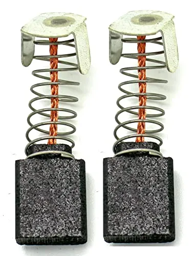 Asein Kohlebürsten 0162 für Bosch Säge GKS 55 S, Bosch Säge GKS 65 S, Bosch Säge GKS 75 S, Bosch Säge GKS 85 S - 6,35x14,28x16,5mm - 0,25x0,56x0,65'' - Mit Federn, Kabel und Stecker - Ersatz für Origi