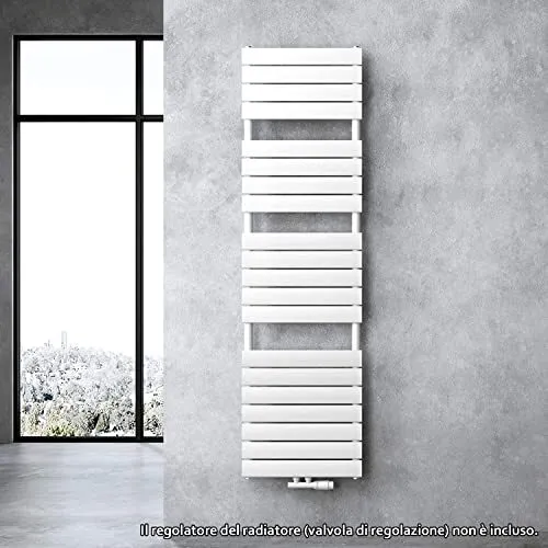 doporro Badheizkörper 180x60cm Weiß - Flachheizkörper für effiziente Wärmeverteilung, korrosionsbeständig und flexibel installierbar, ideal für Badezimmer.