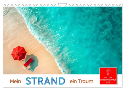 Peter Roder | Mein Strand - ein Traum (Wandkalender 2026 DIN A4 quer) - Kalender mit 14 traumhaften Küstenbildern, ideal für Strandliebhaber und zur Verschönerung Ihrer Wände.