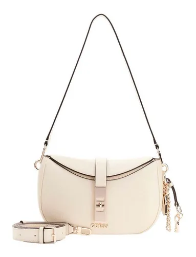 Guess Schultertasche Shoulder Bag - Elegante GUESS Schultertasche mit abnehmbaren Riemen und verstärktem Boden. Praktisches Hauptfach mit Fächern für Karten. Perfekt für stilvolle Auftritte und vielseitige Outfits.