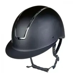 HKM Reithelm -Lady Shield- schwarz S (52-54 cm) - Reithelm für Damen, mit schickem Design und optimalem Schutz für sicheres Reiten bei jedem Wetter.