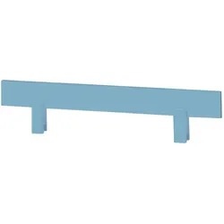 Mid.you Bettschutzgitter, Blau, Holz, Kiefer, vollmassiv, 100x22.5x4 cm, Kindersicherheit, Rausfallschutz Bett