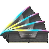 Corsair VENGEANCE RGB DDR5 RAM 64GB 6600MHz - Arbeitsspeicher mit beeindruckender Performance, dynamischer RGB-Beleuchtung und anpassbaren Intel XMP 3.0-Profilen für maximale Effizienz und individuelle Gestaltung.