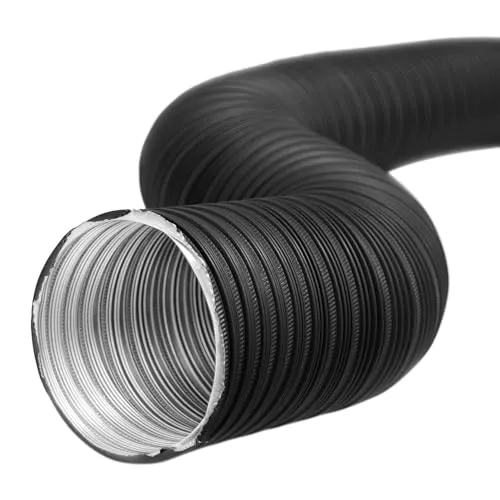 raik SH100-CFX-sw Color Flex Aluflexrohr schwarz Ø 100 mm 1,5 m - Flexibles Aluflexrohr in elegantem Schwarz, Ø 100 mm, ideal für den Außenluft-Anschluss. Perfekt für effiziente Luftzirkulation in Ihrem Zuhause.