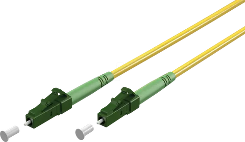 GOOBAY 59636 - Simplex LWL Patchkabel, LC-APC (8°)<>LC-APC (8°),gelb, 30 m