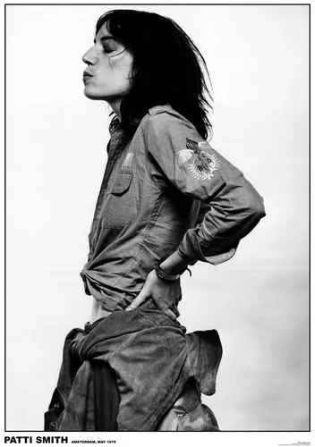 Poster PATTI SMITH - Amsterdam 1976 ca60x85cm NEU 14433