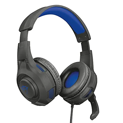 Trust GXT 307B Ravu Gaming Headset für PS4 - Gaming-Headset mit klappbarem Mikrofon und verstellbarem Kopfbügel, ideal für lange Sessions. Genießen Sie kristallklaren Sound und effektive Kommunikation mit Freunden!