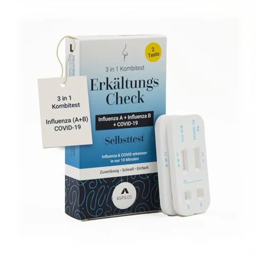 ASPILOS 3-in-1 Erkältungscheck (Corona&Influenza)
