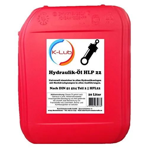 Liter K-Lub HLP 22 Hydrauliköl | HLP22 ISO 20