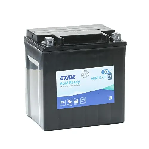 Exide 12-31 AGM Motorradbatterie 12V 30Ah 430A