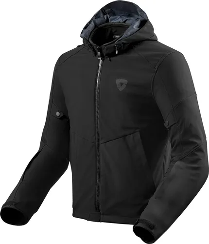 Revit Afterburn H20 Motorrad Textiljacke (Black, L) - Schutzjacken mit herausnehmbarem Thermofutter, ideal für wechselhaftes Wetter und optimalen Tragekomfort auf jeder Fahrt.