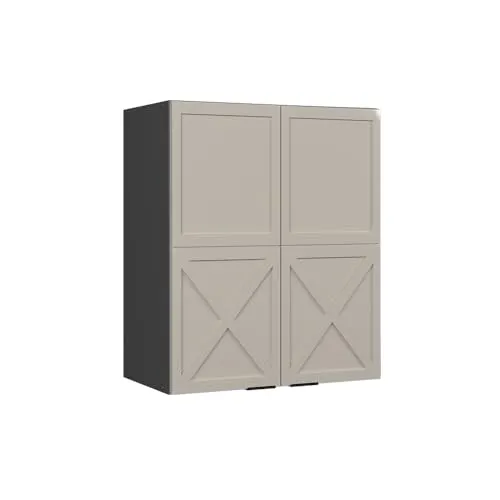 Vicco Hängeschrank Fame-Line, GrauBeige/Anthrazit, 60 cm in beige von Vicco
