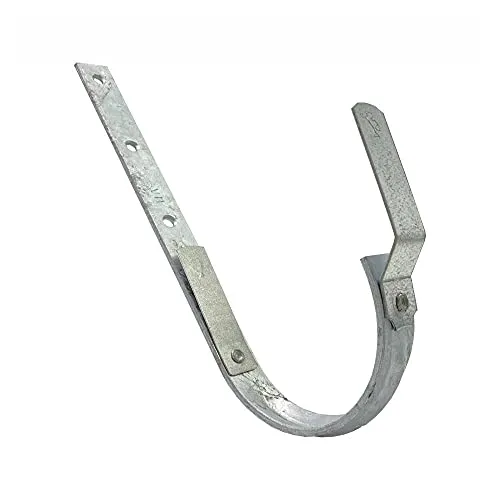 Rinnenhalter kurz halbrund RG333 aus Stahl, verzinkt