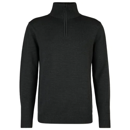 Stoic - MerinoKnit MMXX.Kniva Half Zip - Merinopullover Gr L schwarz