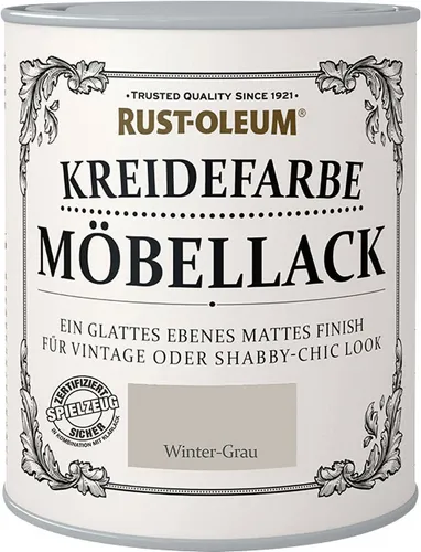 Rust-Oleum Kreidefarbe Möbellack 125 ml winter-grau
