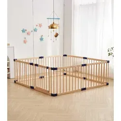 Livista Faltbares Baby Laufgitter aus Holz