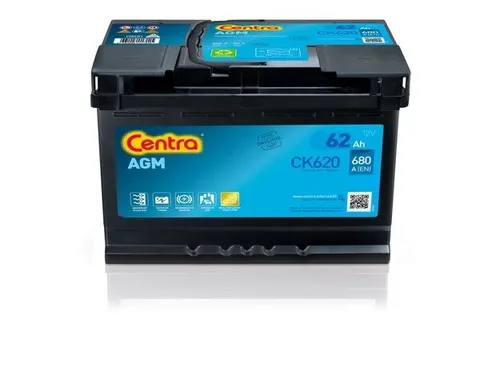 CENTRA Starterbatterie 12V 62Ah 680A/EN Batterie