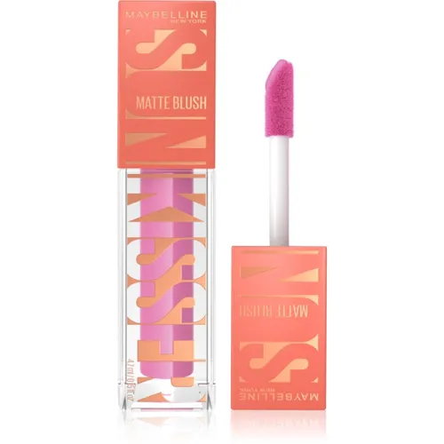 MAYBELLINE NEW YORK Sunkisser Matte flüssiges Rouge mit Matt-Effekt Farbton 32 Lila Clouds 4.7 ml