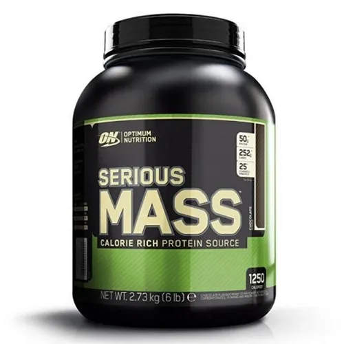Optimum Nutrition Serious Mass 2730g - Chocolate Peanut Butter - Sportnahrung mit über 1200 Kcal und 50g Protein pro Portion, ideal für den Muskelaufbau und zur Gewichtszunahme.