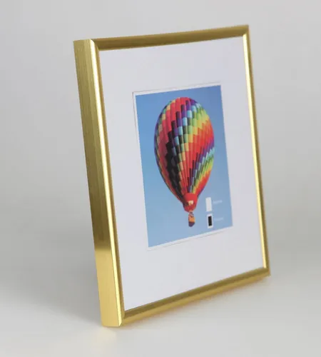 IDEAL TREND Bilderrahmen Bilderrahmen mit Klarglas quadratisch fotorahmen Kunststoff Posterrahm, für 1 Bilder (1 St)