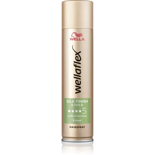 Wella Wellaflex Silk Finish & Hold Haarspray mit extra starkem Halt 250 ml