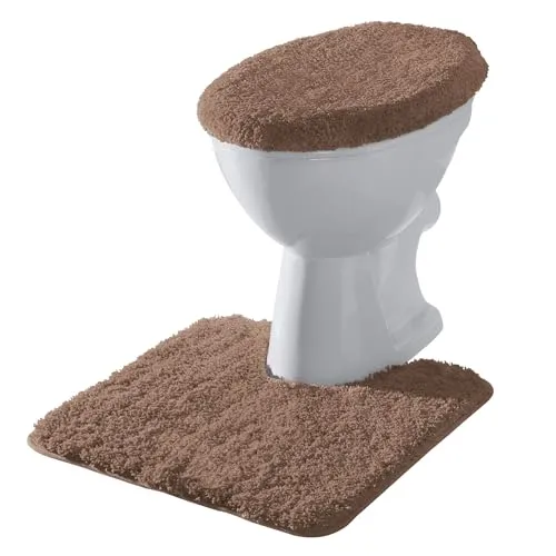 Erwin Müller Stand-WC-Set 2-TLG. Rhodos Uni, braun in braun von Erwin Müller