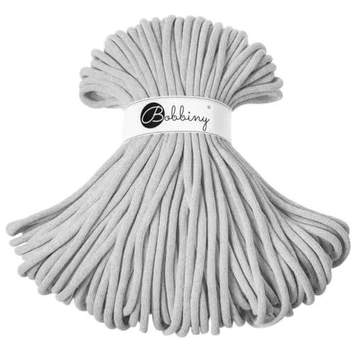 Bobbiny Seilgarn 9 mm x 100 m - Staubrosa - Häkel- & Strickgarn, strapazierfähiges Seilgarn in trendigem Staubrosa, perfekt für kreative DIY-Projekte.