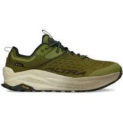 Altra Olympus 6 Hike Low Gore-Tex Herren Laufschuhe - Kaki - Größe 48 - Laufschuhe für Herren, ideal für Wanderungen mit wasserdichtem Gore-Tex-Obermaterial und optimalem Komfort auf jedem Terrain.
