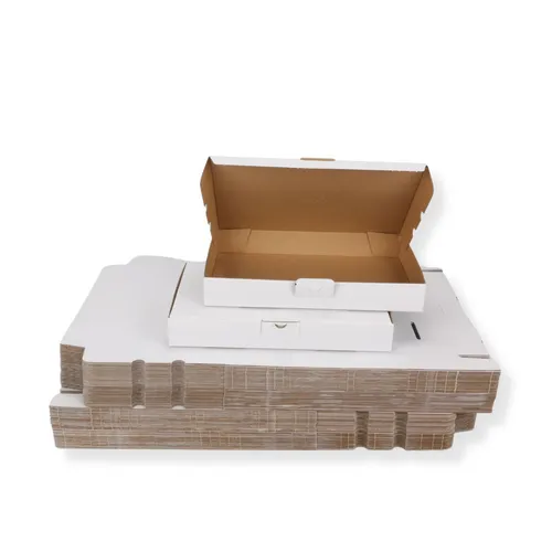 St. Maxibriefkarton 350 x 250 x 50 mm DIN A4 weiß Warenpost Faltkarton 100