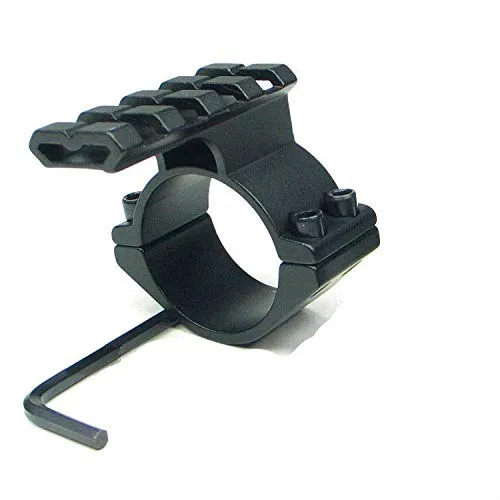 Adapter für Weaver/Picatinny Schiene mit Top Rail 45mm lang für Zielfernrohre mit Durchmesser zwischen 25-30 mm