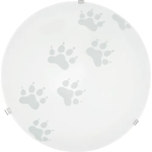 Weiß Kinderlampe Wand und Deckenleuchte lampe 1x60W/E27 24,5x24,5 [cm]