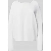 Produktbild Rich & Royal Schimmernder Strickpullover aus Woll-Mix in Silber, Größe XS