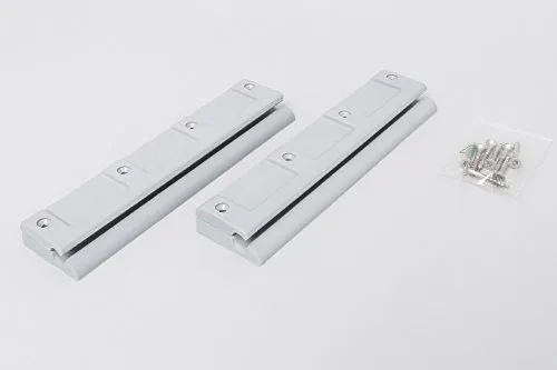 2x Schienenhalter (grau) verschiebbare Sitze Schlauchboote inkl. 8x Schrauben