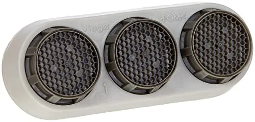 Viega 300012 Zulaufteil 6161.229 mit Luftsprudler, zu Multiplex Trio