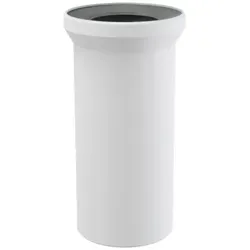 Aloni WC-Anschlussrohr 4090350, (1-tlg), WC-Anschluss Anschlussstutzen L 350 mm Abfluß weiß DN 90/110