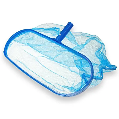 Pool Kescher PVC Bodenkescher, Auffangnetz Reinigung Poolkescher, ohne Teleskopstange feinmaschig