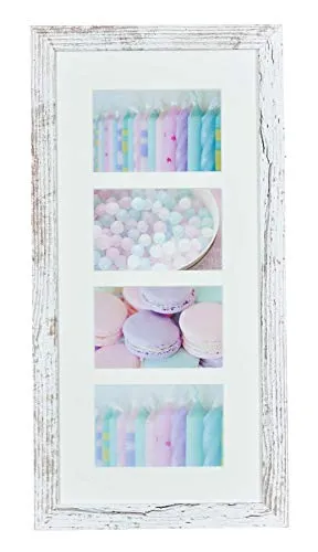 levandeo Bilderrahmen 28x54cm Shabby Chic für 4 Fotos von Levandeo