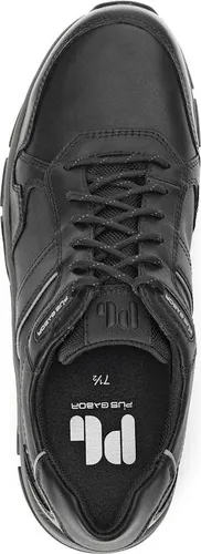 Gabor Herren Sneaker - Sportlich und modern - Schwarzer Sneaker mit dicker grauer Sohle und Schnürverschluss. Vielseitig kombinierbar für Alltag und Freizeit, überzeugt durch robuste Profilsohle und stilvolle Gestaltung.