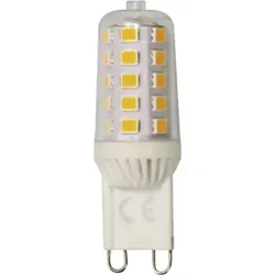 LED-Lampe, G9, 300lm, ersetzt 28W, Stecksockellampe, dimmbar, Warmweiß