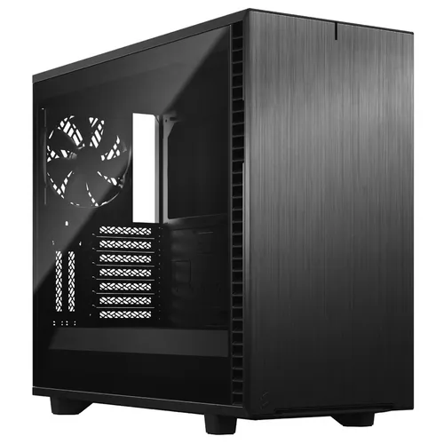 FRACTAL DESIGN DEFINE 7 Gehäuse - PC-Gehäuse mit elegantem Black Tempered Glass-Design, hervorragender Luftzirkulation und Platz für umfangreiche Hardware-Upgrades.