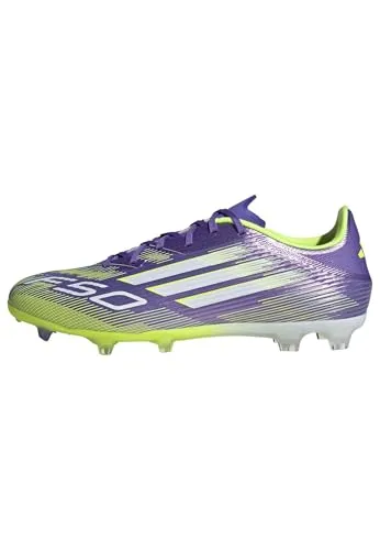 adidas Unisex F50 League Fußballschuhe - Fußballschuhe mit regulärer Passform und Fiberskin Obermaterial, ideal für verschiedene Böden dank der 360 FG/MG Außensohle.
