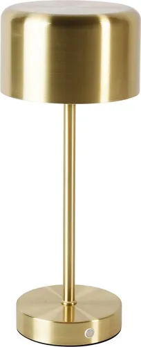Reality Leuchten LED Akku Tischleuchte Jeff R59151108 in gold von RL LIVE YOUR LIGHT