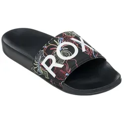 Roxy Slippy II Sandale schwarz 37 EU - Wanderschuhe, leichte und bequeme Sandale mit 100% Synthetikoberfläche, ideal für Sommerabenteuer und entspannte Tage.