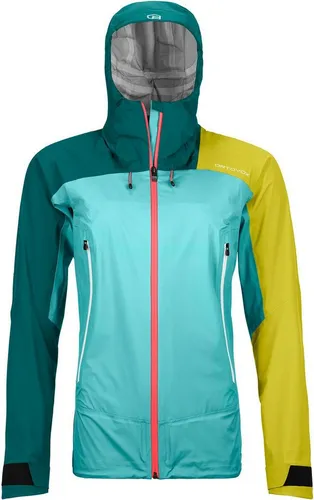 Ortovox Regenjacke WESTALPEN 3L LIGHT JACKET - Damen Hardshell Jacke - ice waterfall