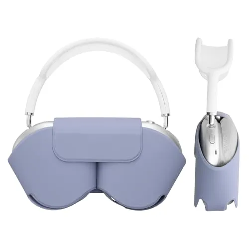 kwmobile Hülle für Apple AirPods Max - Lavendel - Audio-Zubehör: Stylische und weiche Schutztasche aus reißfestem Polyester, perfekt für den sicheren Transport deiner AirPods Max.