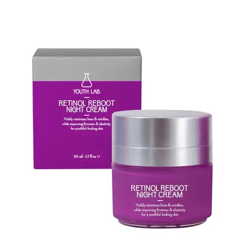 Youth Lab. Retinol Reboot Night Cream Nachtcreme - reduziert das Altern - Reduziert Falten - reguliert überschüssigen Hirnschlag, strahlende und gesunde Haut Vitamin A Inhalt 30ml