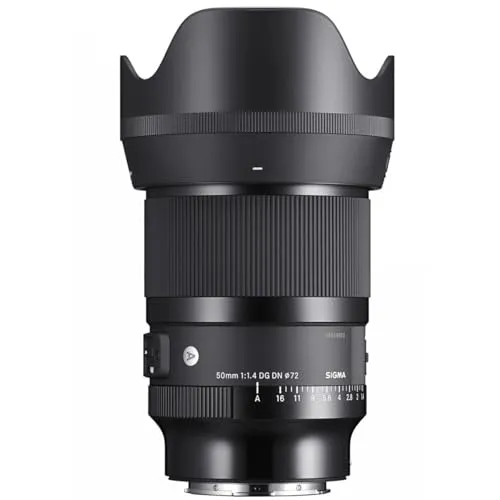 Sigma 50 mm f1.4 DG DN Art Objektiv - L-Mount, hervorragende optische Leistung und staub- sowie spritzwassergeschützt für kreative Fotografie